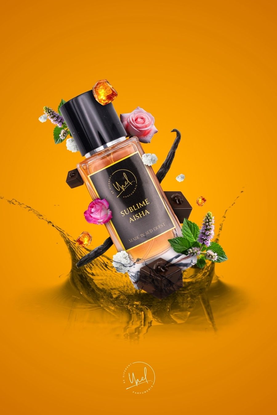 Photographie produit — parfum, par Bourgeois Designs
